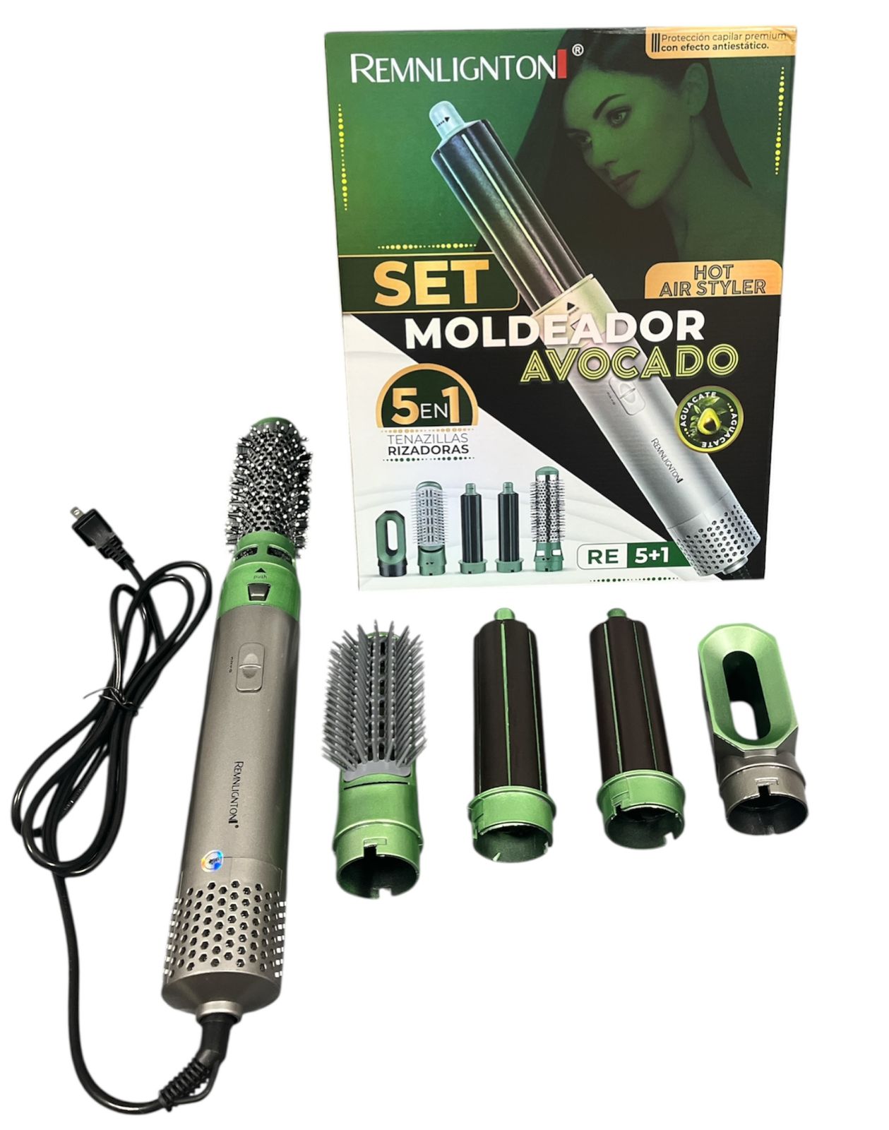 Cepillo Secador 5 En 1 Aguacate